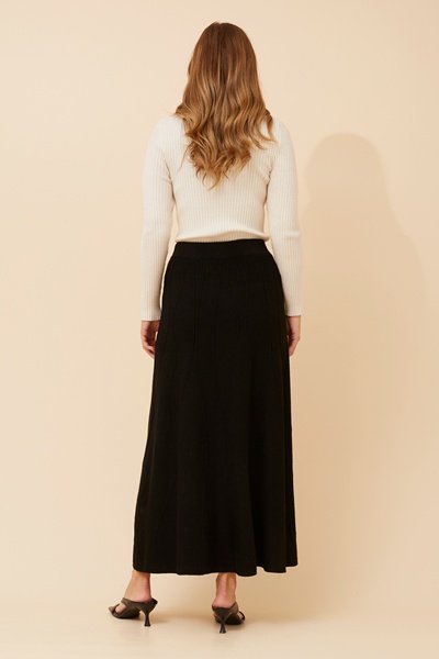 ZORI A-LINE KNIT MAXI SKIRT