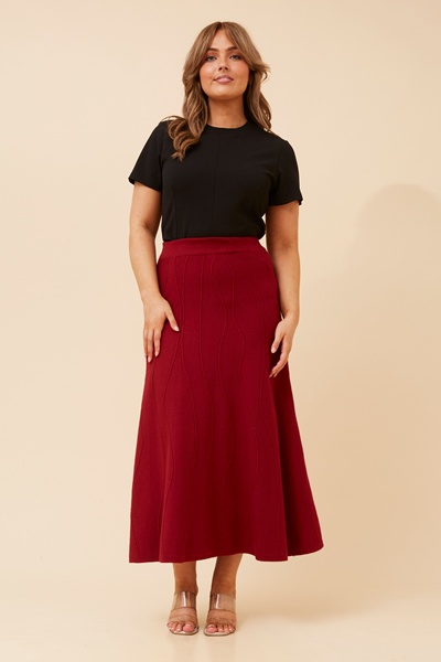 ZORI A-LINE KNIT MAXI SKIRT