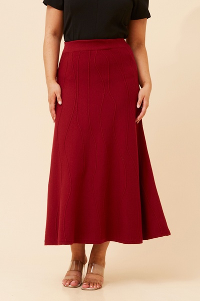 ZORI A-LINE KNIT MAXI SKIRT