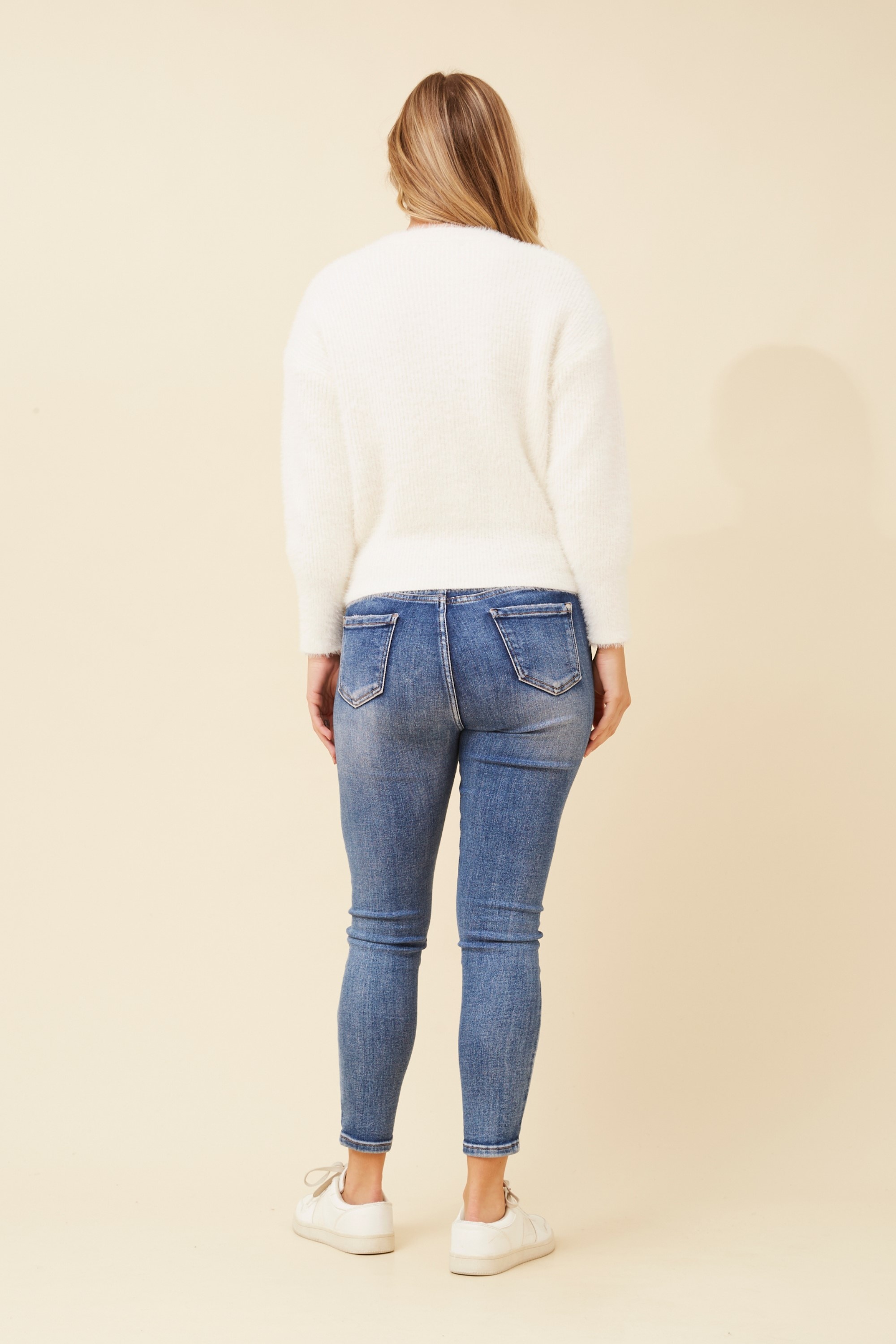 ZULA EYELASH KNIT PULLOVER