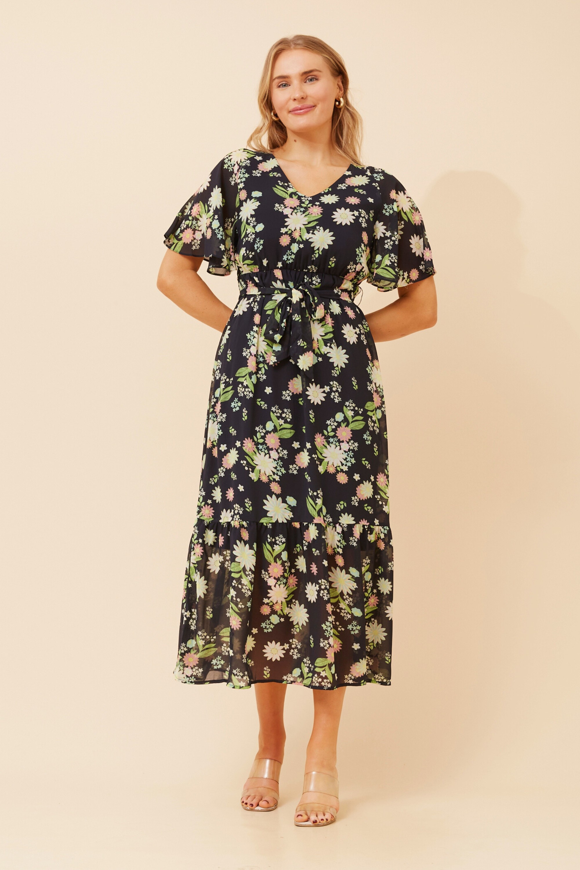 ZURIELLE FLORAL MAXI DRESS