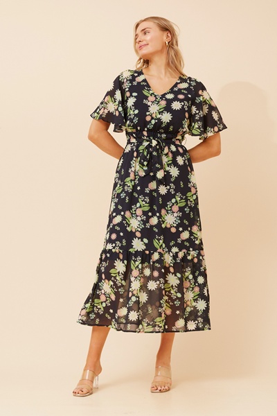 ZURIELLE FLORAL MAXI DRESS