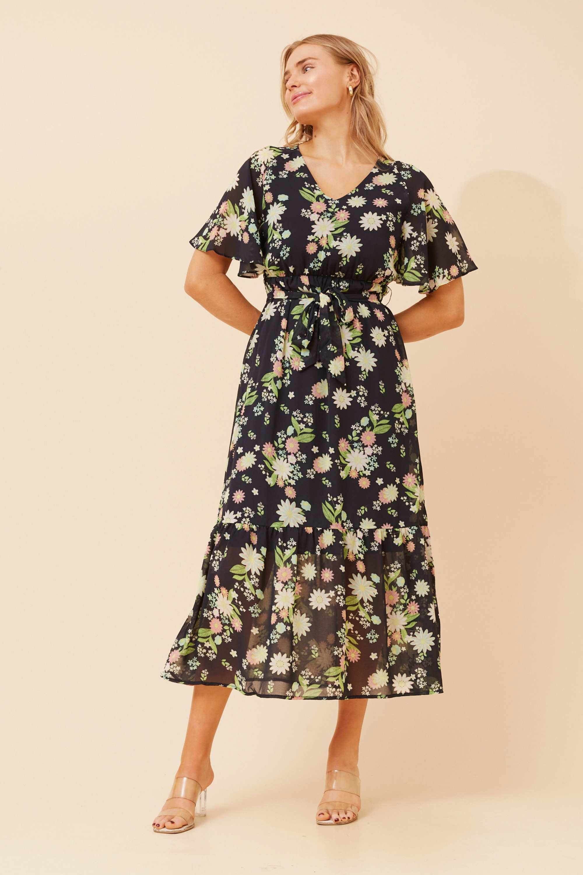 ZURIELLE FLORAL MAXI DRESS