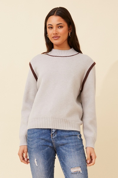 ZYAIRE KNIT PULLOVER