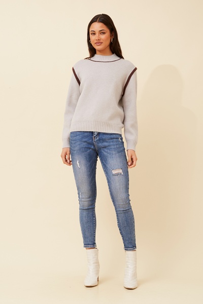ZYAIRE KNIT PULLOVER
